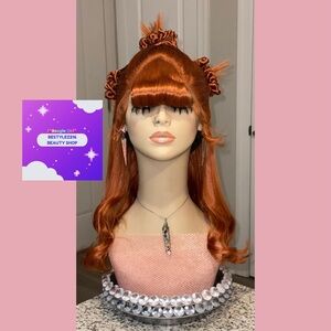 BESTYLEZ216 BESPOKE WIG *ORANGE JULIUS* Ginger Orange Synthetic Hair Lace Front